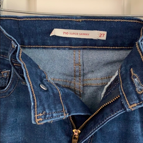 Levi Strauss 710 Super Skinny Jeans - Picture 6 of 7